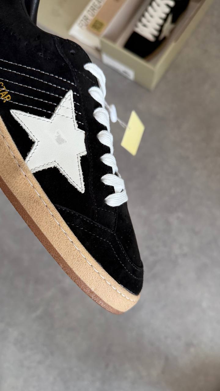 Golden Goose Ball Star Black Suede
