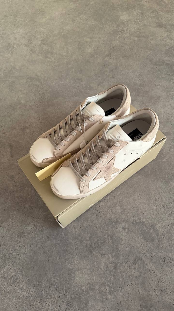 Golden Goose Superstar White Beige Star