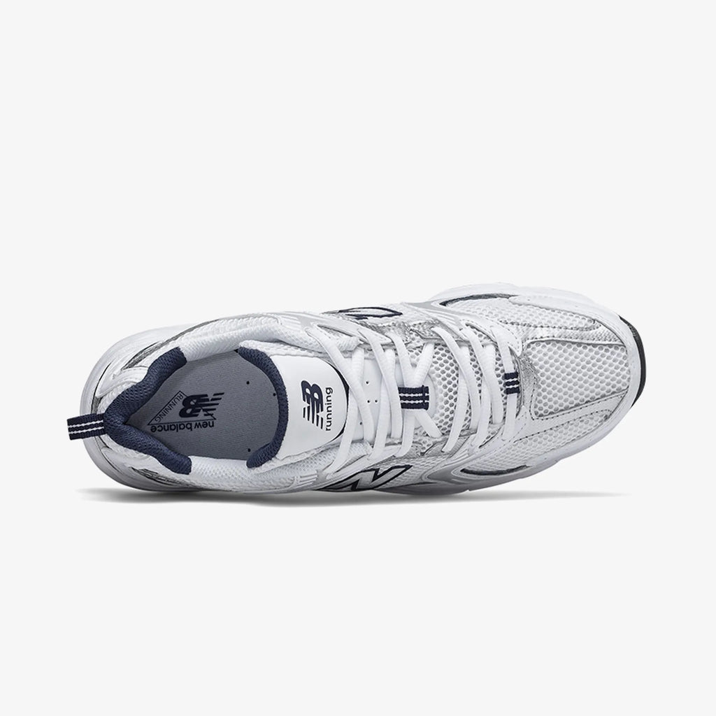 New Balance 530 White Silver Navy