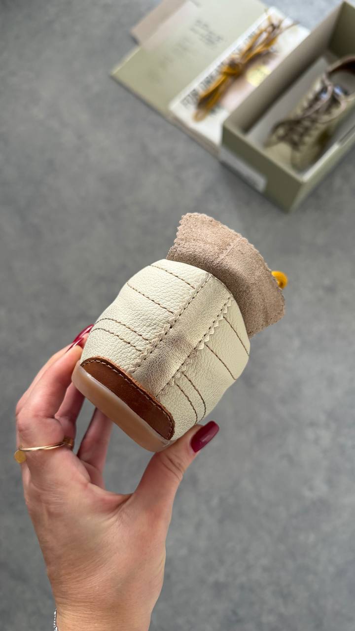 Golden Goose Superstar White Leather with Brown Leather Star & Multicolor Laces