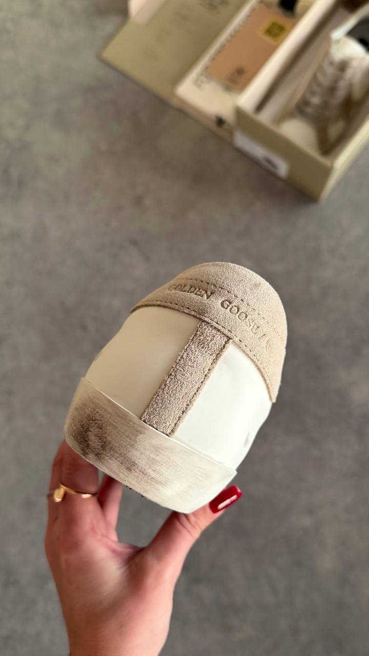 Golden Goose Superstar White Beige Star