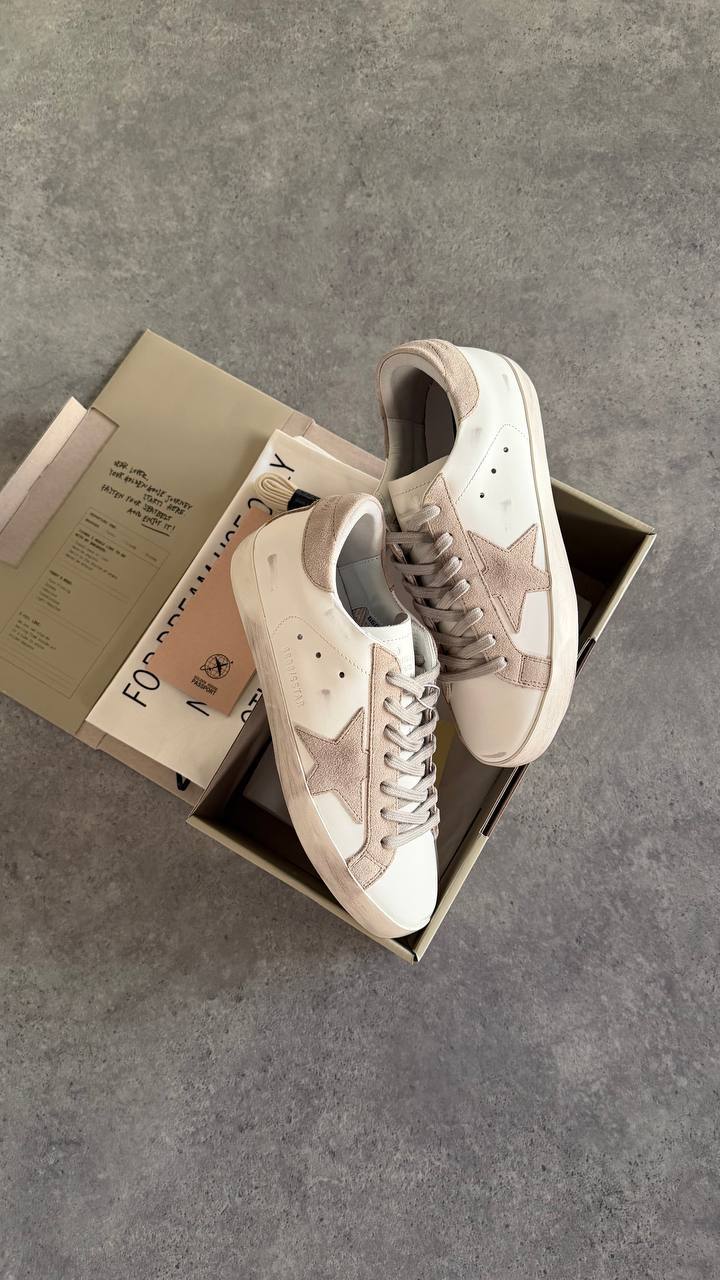 Golden Goose Superstar White Beige Star