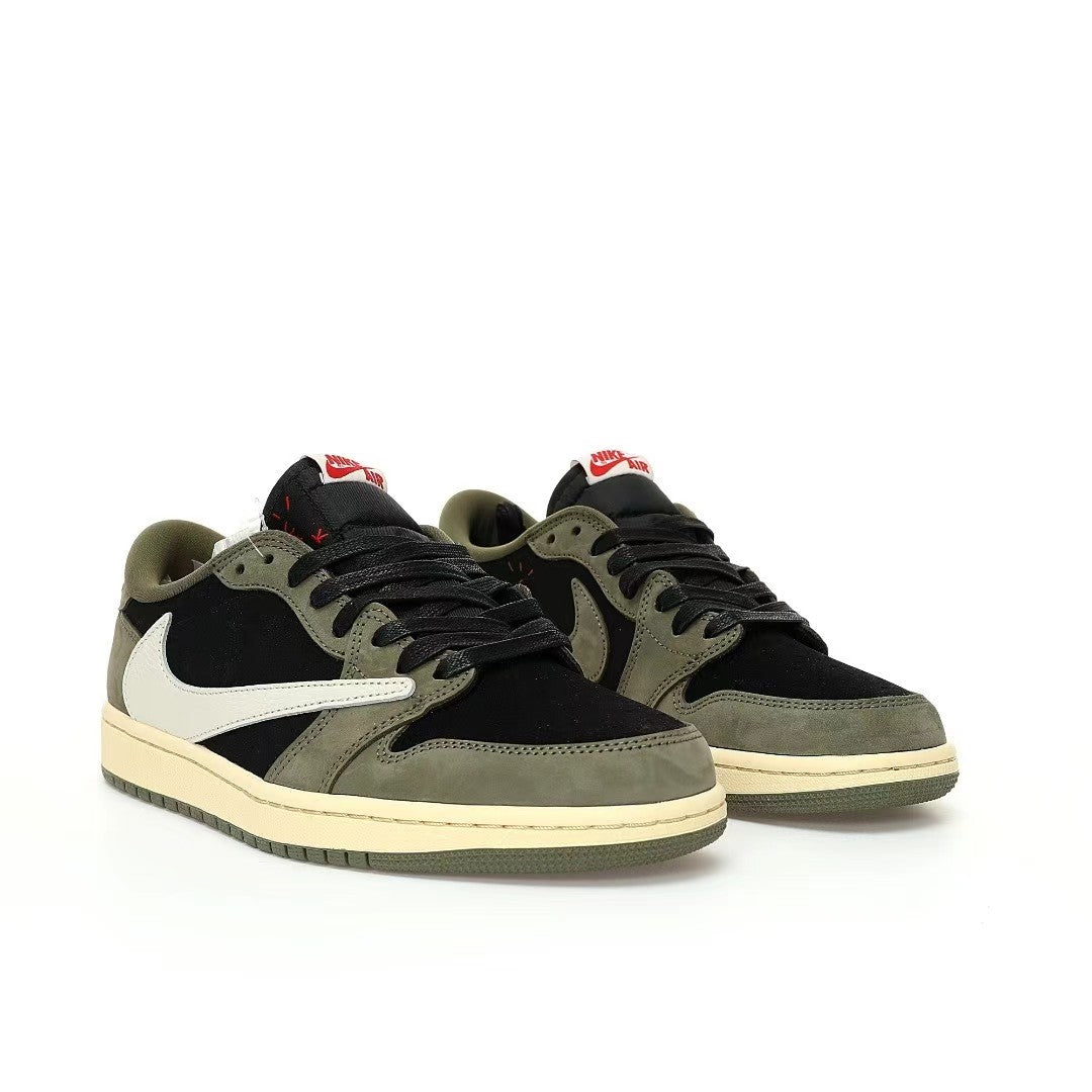 Travis Scott x Nike Air Jordan 1 Low OG Black Olive