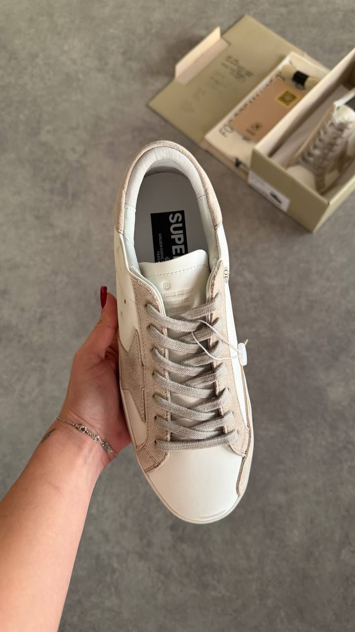 Golden Goose Superstar White Beige Star