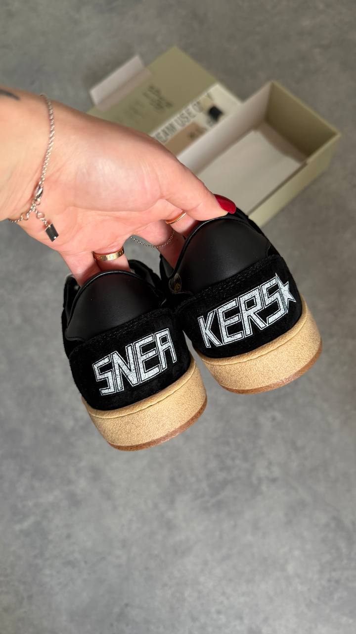 Golden Goose Ball Star Black Suede